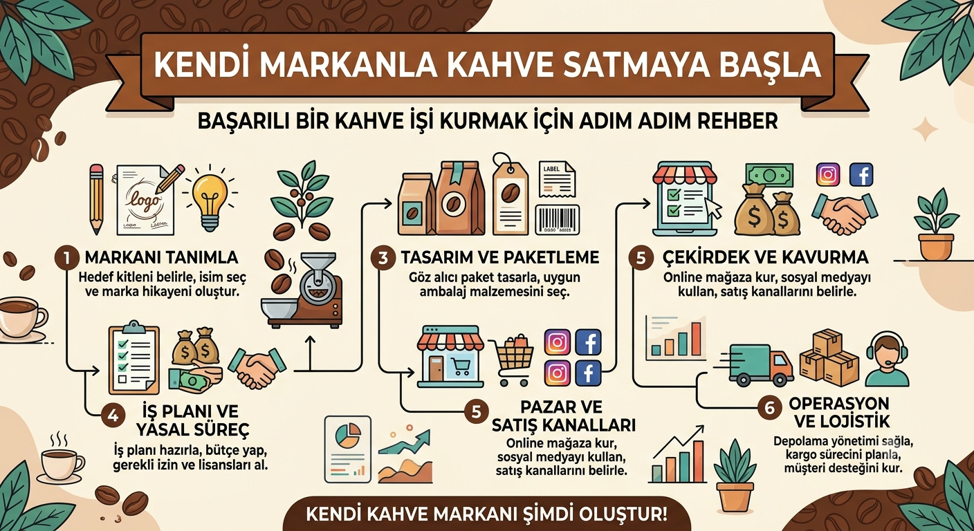 Kendi ismimle kahve satmak için ne yapmalıyım?