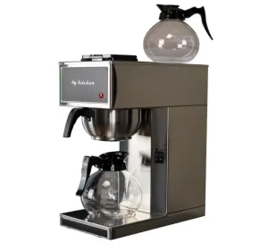 By Kitchen FCM-02 Filtre Kahve Makinesi – Çift Potlu, 1.8 L