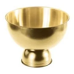 ÇELİK PUNCH KASE ALTIN  28*H24 CM