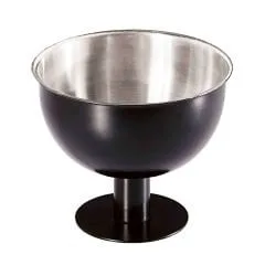 ÇELİK PUNCH KASE SİYAH 20*H20 CM