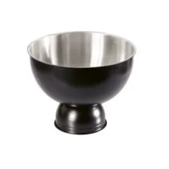 ÇELİK PUNCH KASE SİYAH  28*H24 CM