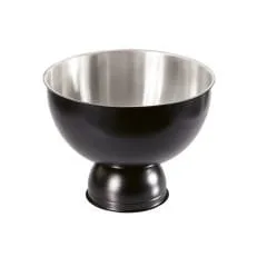 ÇELİK PUNCH KASE SİYAH 32*H26 CM