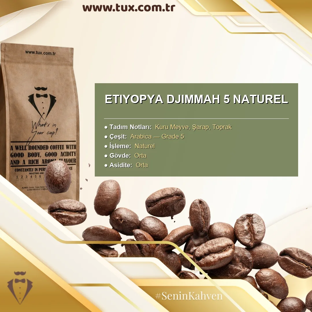 Etiyopya Djimmah 5 Naturel