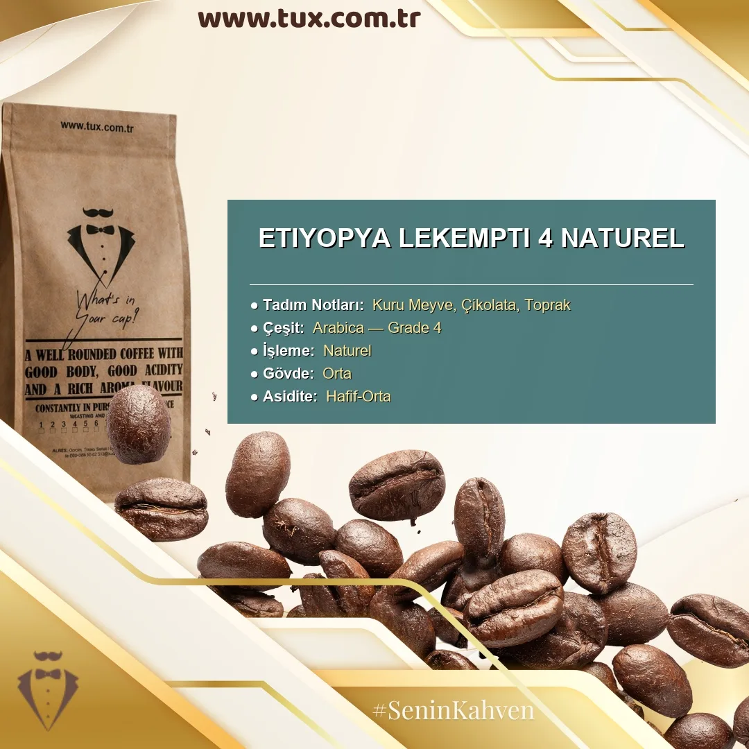 Etiyopya Lekempti 4 Naturel