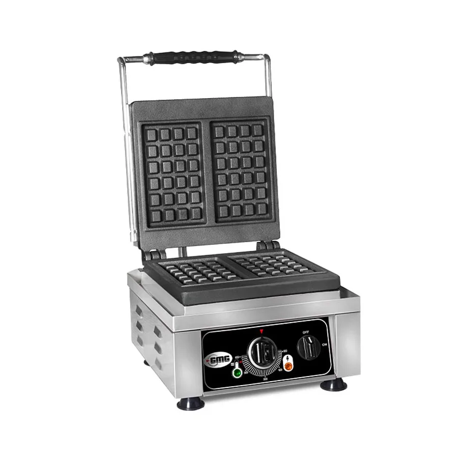 GMG KGW 2530 E Waffle Makinesi Kare Model, Sabit Plakalı