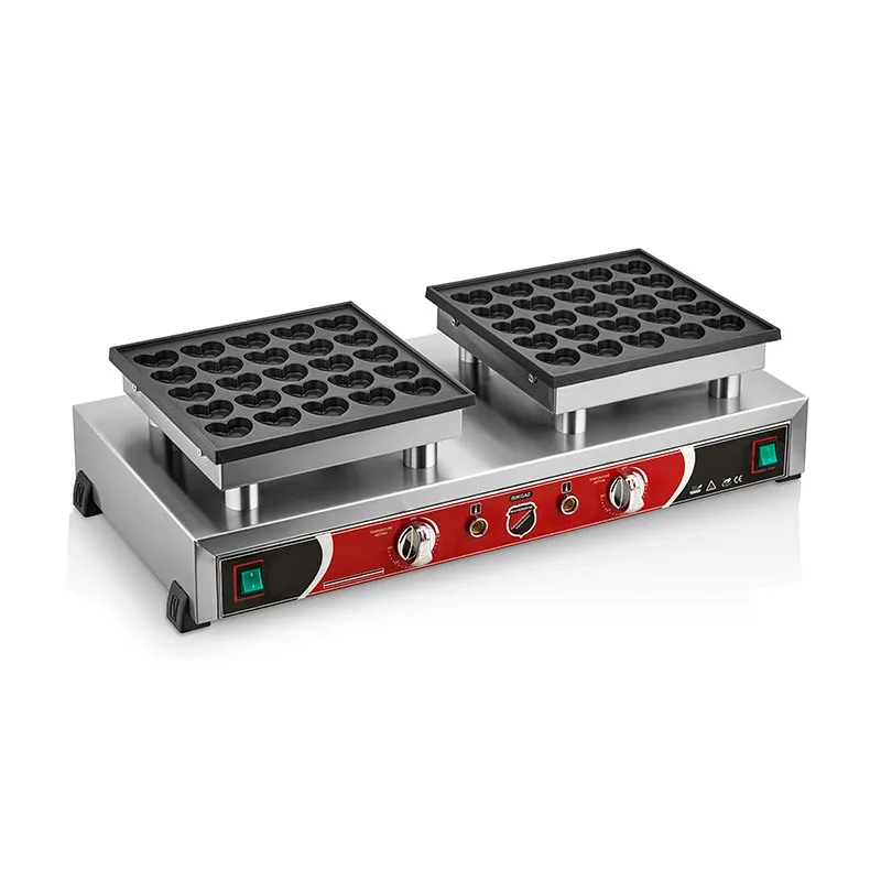 Işıkgaz B-23 Silverinox Çiftli Kalpli Bubble Waffle Makinesi,  Kapaksız