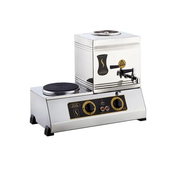 Işıkgaz Silver 15’lik Elektrikli Çay Kazanı 2080, 10 Litre, 1 Demlikli