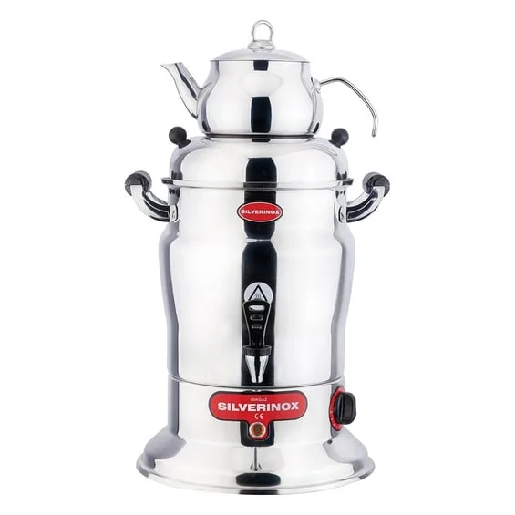 Işıkgaz Silver 2201-1 Tek Demlikli Çay Semaveri, 10 Litre