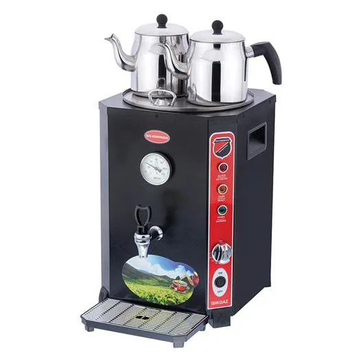 Işıkgaz Silverinox  EL-02S Elit Jumbo 23 Litre 2 Demlikli Çay Kazanı Makinesi
