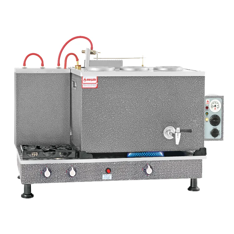 Meşale Chromat Klasik Full Otomatik 3 Demlikli Çay Ocağı