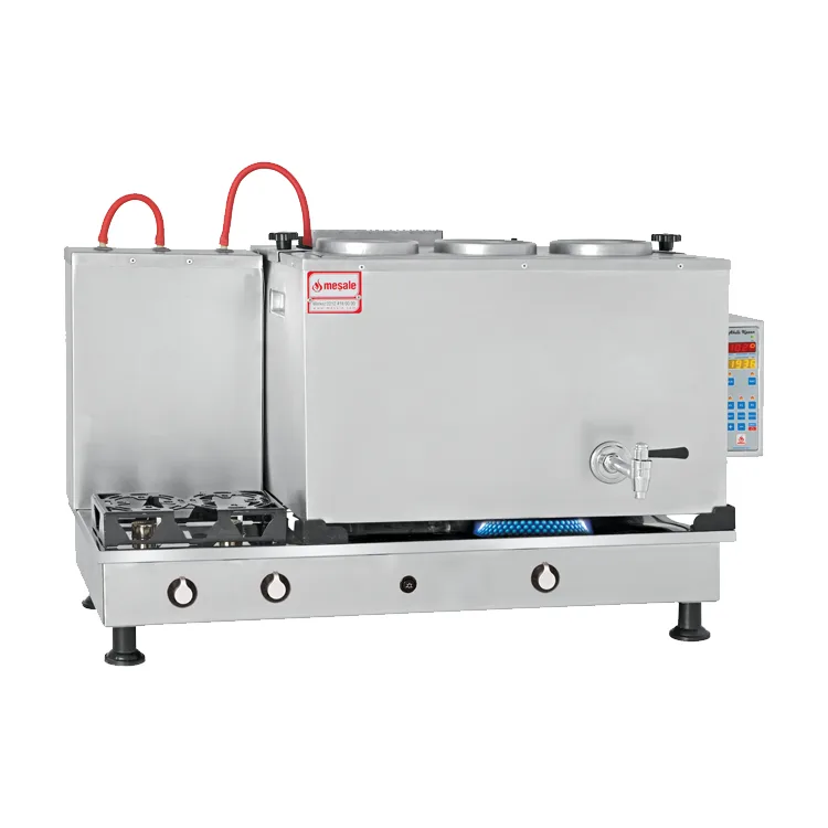 Meşale Inoks Akıllı Full Otomatik 3 Demlikli Çay Ocağı