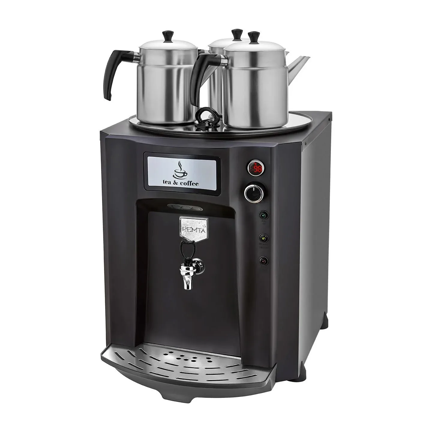 Remta DE10SP 3 Demlikli Premium Jumbo Çay Makinesi, 40 Litre, Şamandıralı