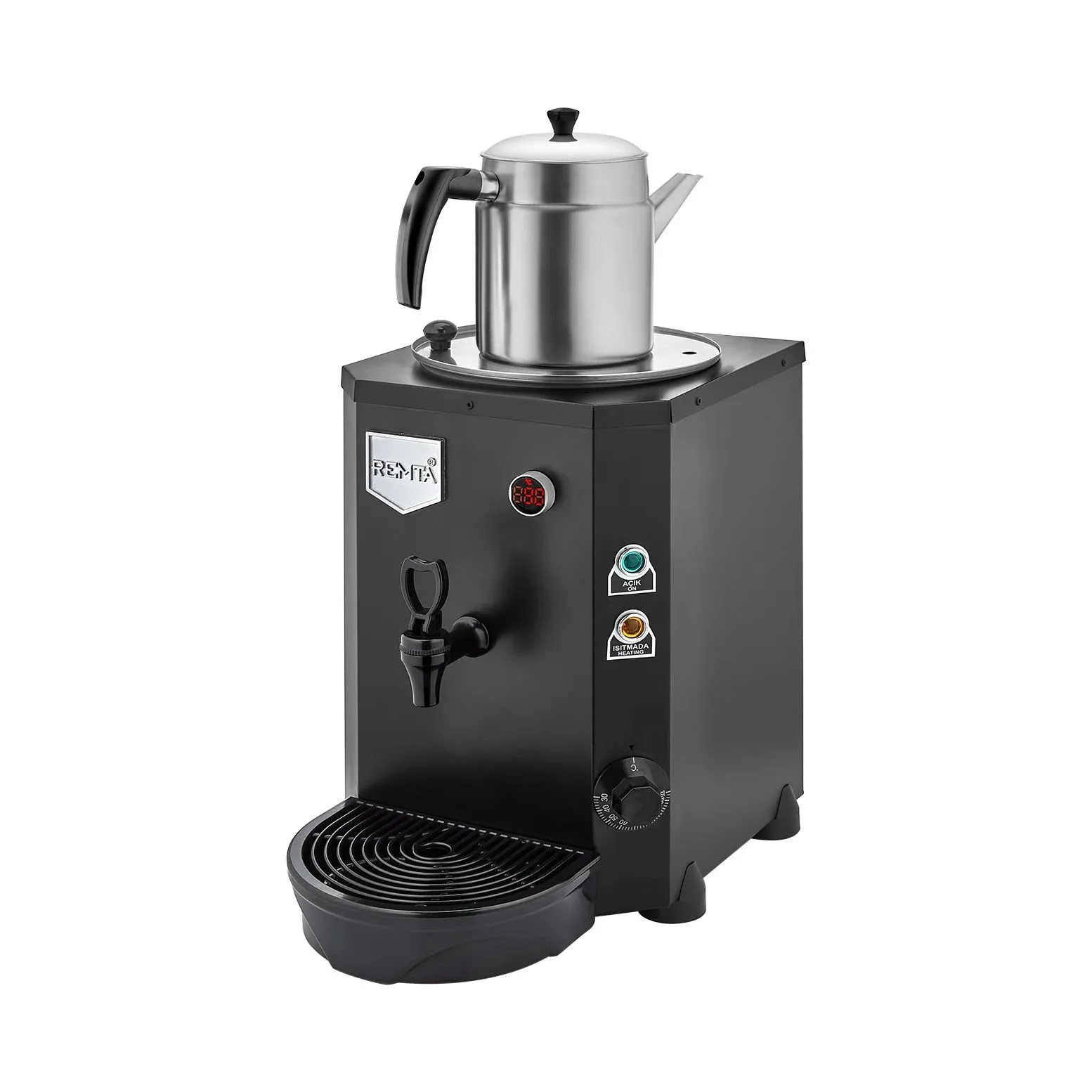 Remta DE14 Tek Demlikli Jumbo Çay Makinesi, 9 Litre