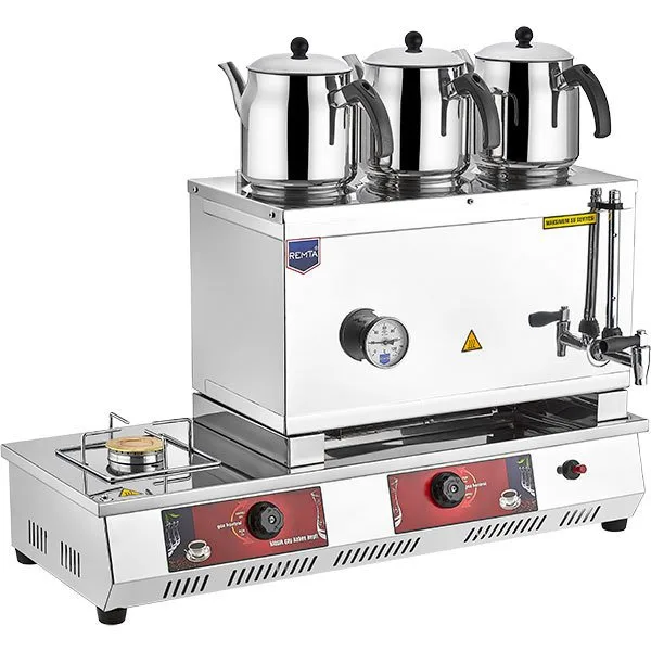 Remta N13 Üç Demlikli 55 Model Gazlı (CE) Çay Ocağı – 34 Litre