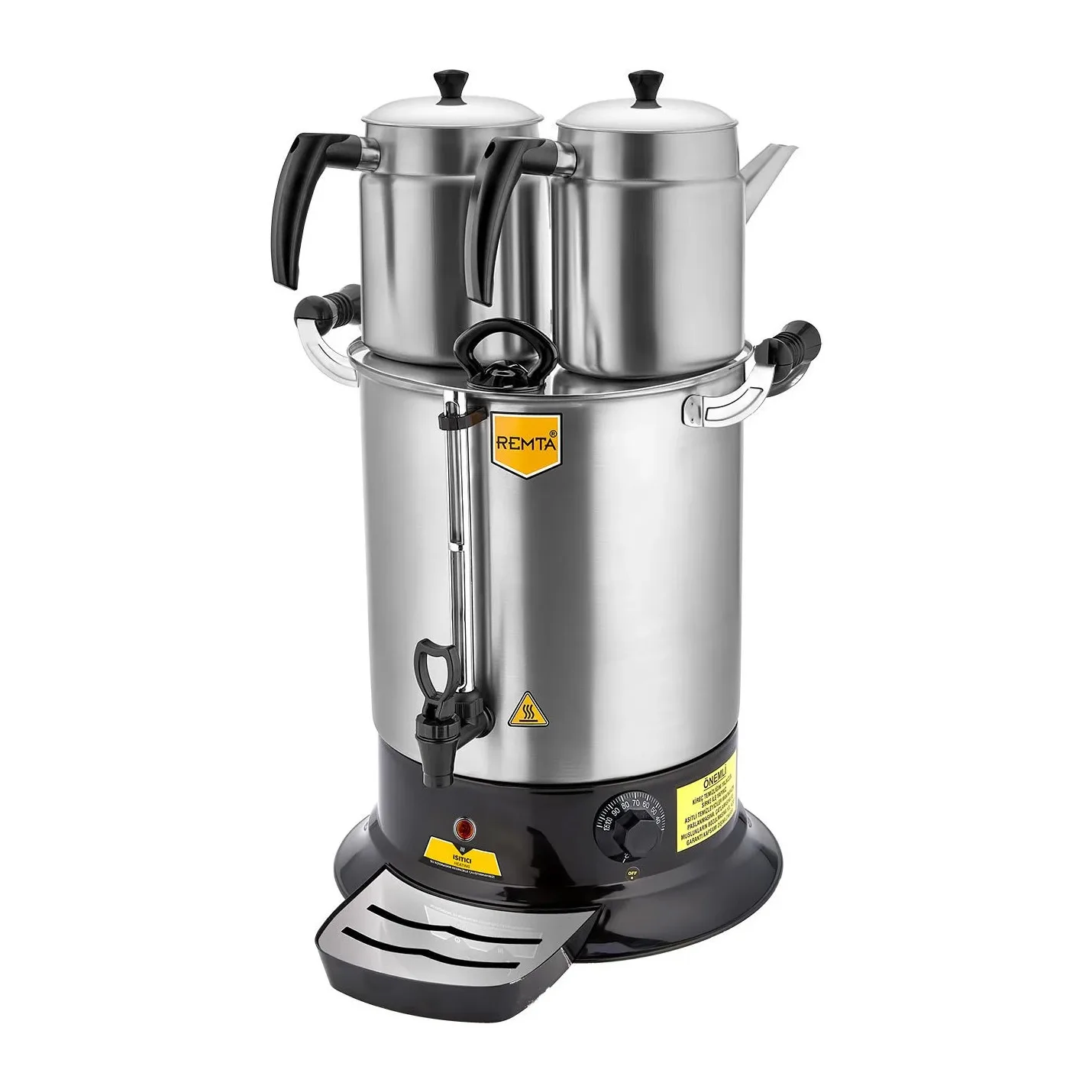 Remta PT14 Platin Model Çift Demlikli Çay Makinesi