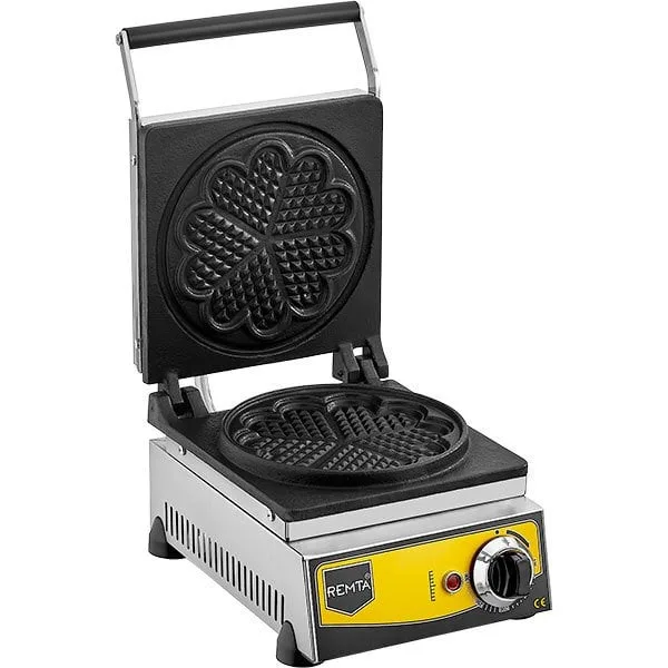 Remta W12 Çiçek Model Waffle Makinesi Elektrikli 21 cm Çap